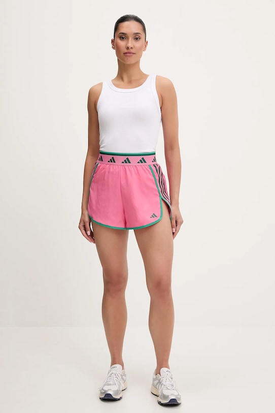 adidas Performance szorty treningowe Hyperglam JE8828 różowy SS25