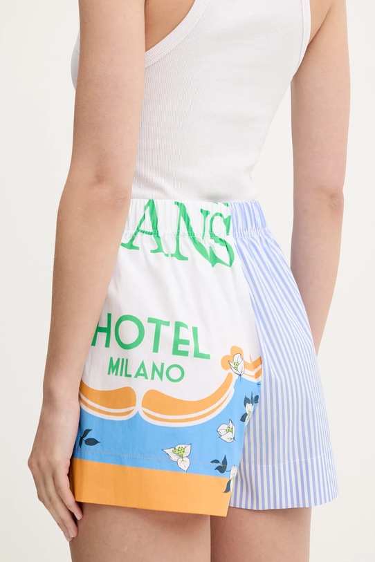 Pamučne kratke hlače Moschino Jeans 0329.3725 plava SS25