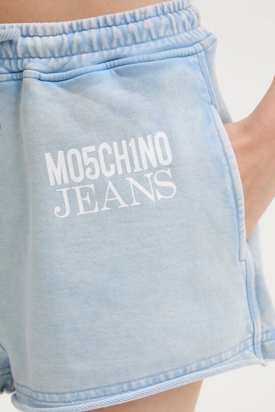 Moschino Jeans szorty bawełniane niebieski 0334.3730
