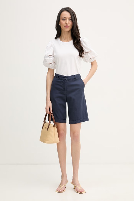 United Colors of Benetton βερμούδα γυναικεία 4CDRD901W σκούρο μπλε SS26