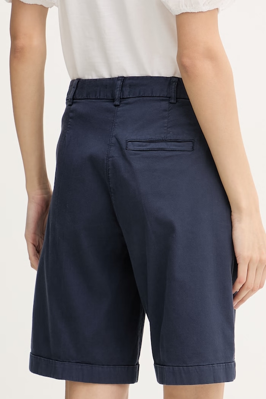 Ρούχα United Colors of Benetton βερμούδα γυναικεία 4CDRD901W σκούρο μπλε