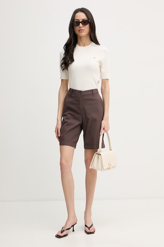 United Colors of Benetton bermude za žene 4CDRD901W smeđa SS26