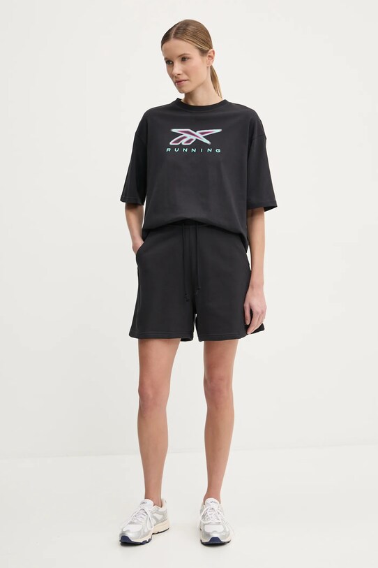 Reebok Classic szorty bawełniane 100214095 czarny SS25