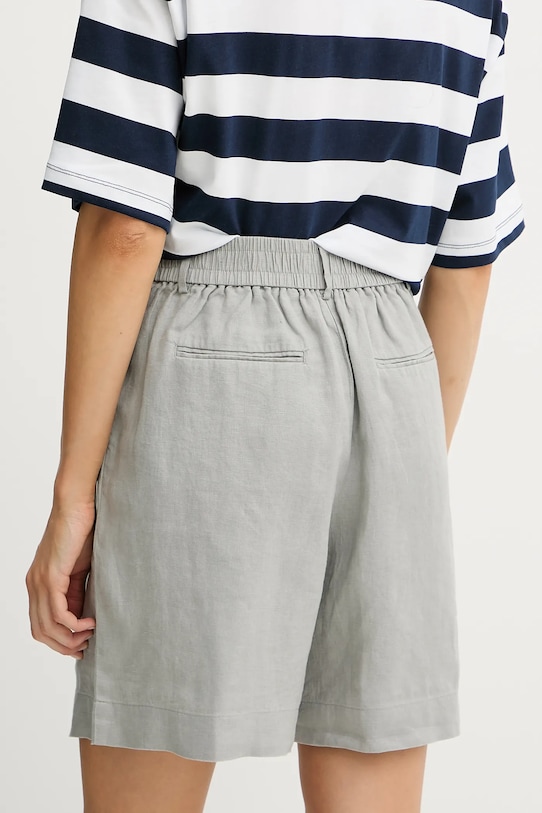 Ρούχα Σορτς από λινό United Colors of Benetton 4AGHD901V γκρί