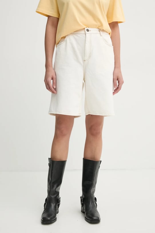 Шорты American Vintage хлопок бежевый JOZ09AE25