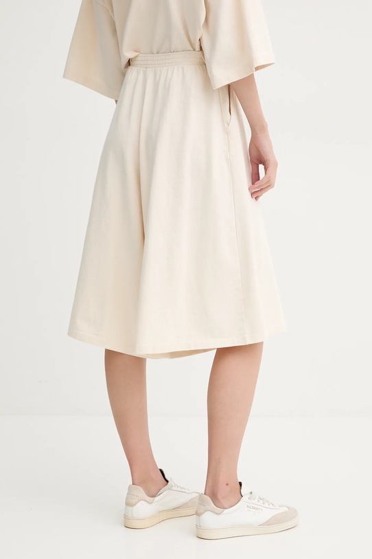 Odzież American Vintage szorty bawełniane JUB09AE25 beżowy