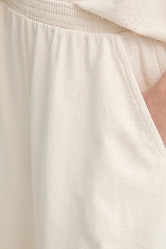 American Vintage szorty bawełniane beżowy JUB09AE25