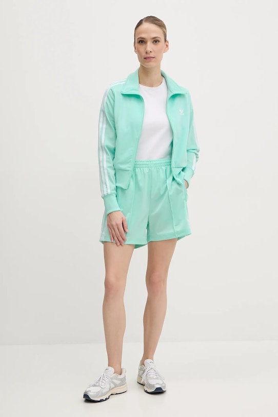 adidas Originals pantaloni scurți Firebird JD0819 turcoaz SS25