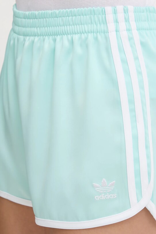 adidas Originals pantaloni scurți 3-Stripes turcoaz JD3123