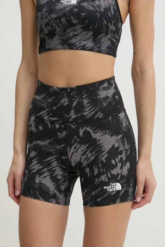 The North Face szorty sportowe Flex wzorzyste czarny NF0A8BQR8R41