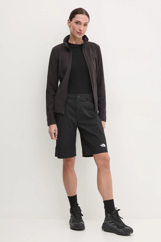The North Face pantaloni scurți outdoor Exploration NF0A8BS3JK31 negru SS25