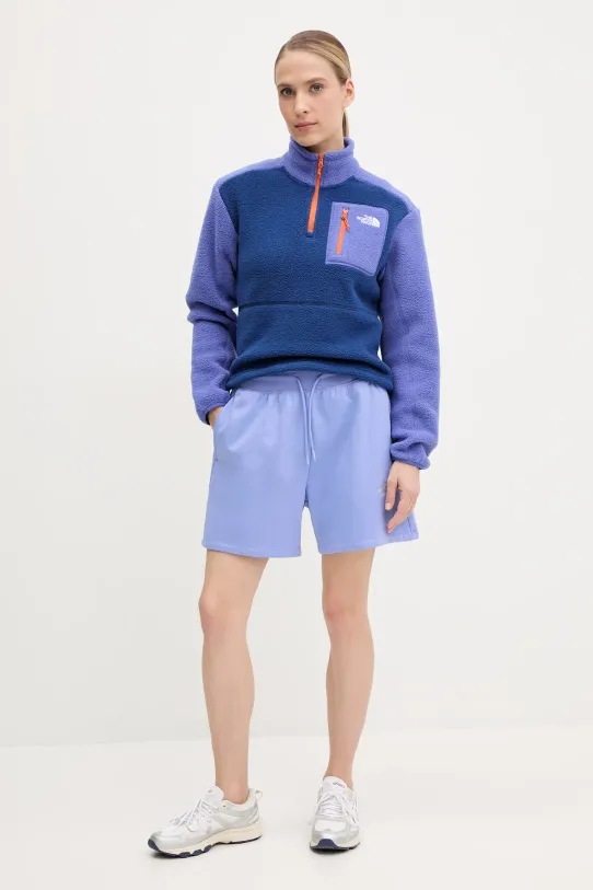 The North Face pantaloni scurți Essential Relaxed NF0A8C2F0YI1 violet SS25