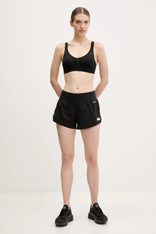 The North Face szorty sportowe Sunriser NF0A8BC0JK31 czarny SS25