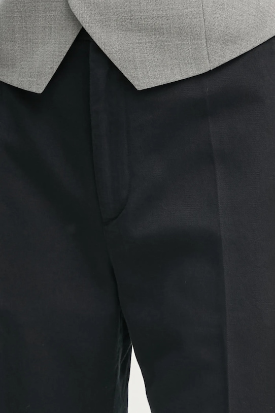 Filippa K pantaloni scurți din amestec de in negru 31428.FK