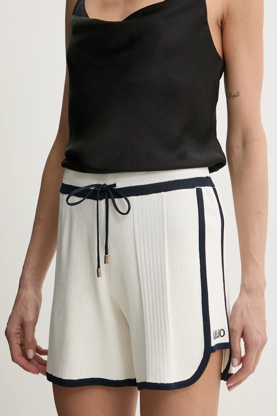 Liu Jo szorty dzianina beżowy TA5095.MS022