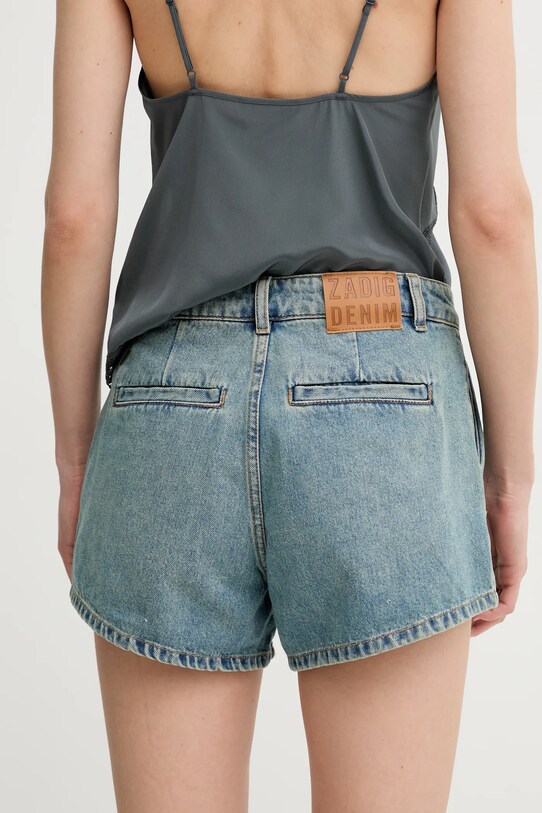 Odzież ZADIG&VOLTAIRE szorty jeansowe WWBS01157.409 niebieski