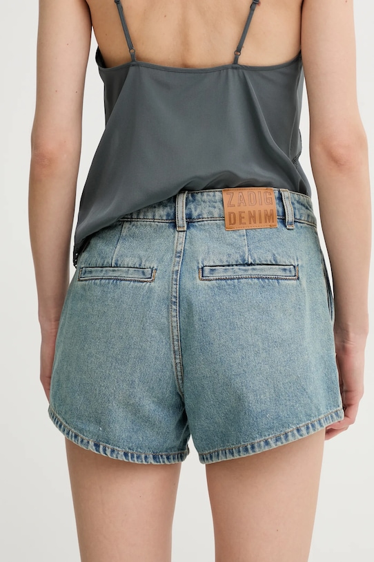 Одежда Джинсовые шорты ZADIG&VOLTAIRE WWBS01157.409 голубой