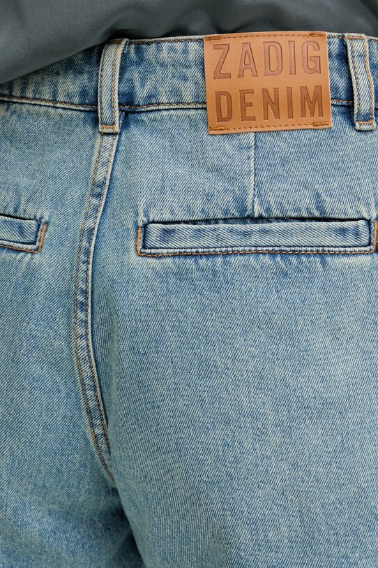 ZADIG&VOLTAIRE szorty jeansowe niebieski WWBS01157.409
