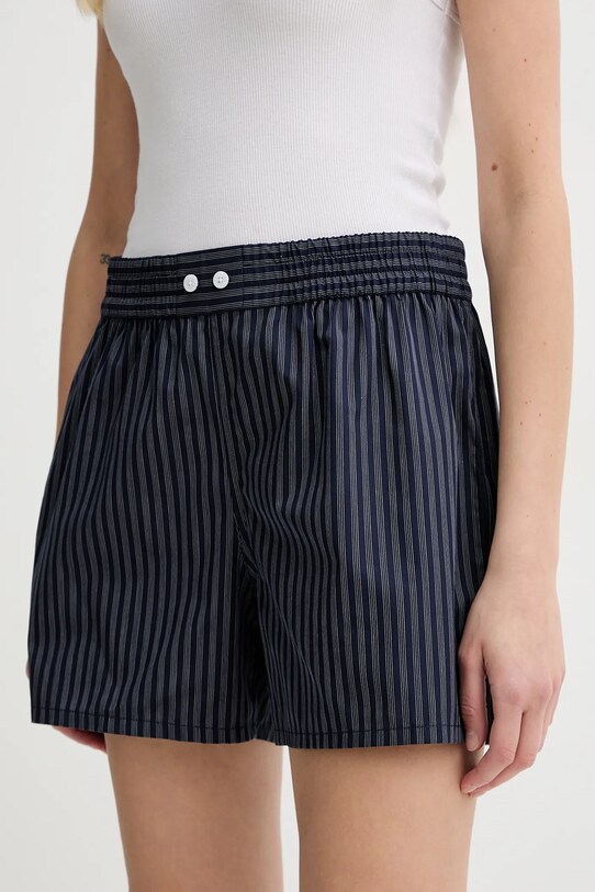 ZADIG&VOLTAIRE pantaloni scurți din bumbac bumbac bleumarin WWBS01160.404