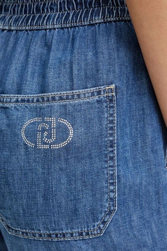 Liu Jo pantaloncini in lino blu UA5232.D0233