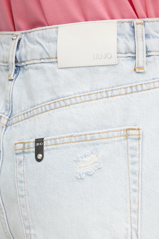 Liu Jo pantaloni scurți din denim albastru UA5253.D0238