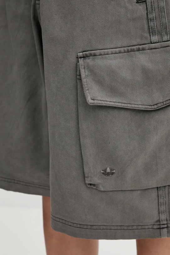 Джинсовые шорты adidas Originals Cargo Jorts серый JD0139