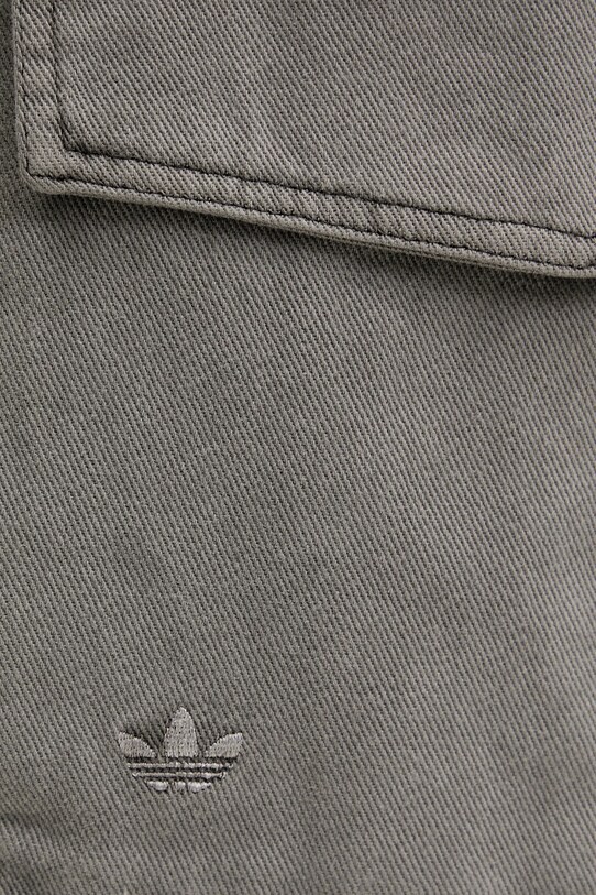 adidas Originals szorty jeansowe Cargo Jorts szary JD0139