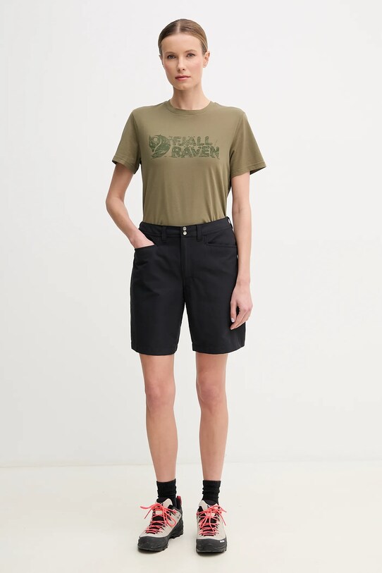 Haglöfs pantaloni scurți outdoor Korp Lite 607877 negru SS25