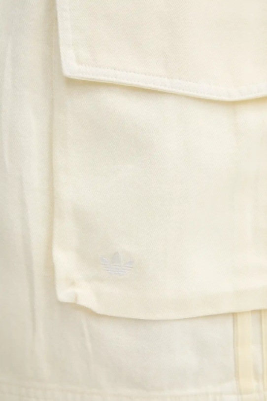 adidas Originals szorty bawełniane Cargo Jorts JD0138 beżowy