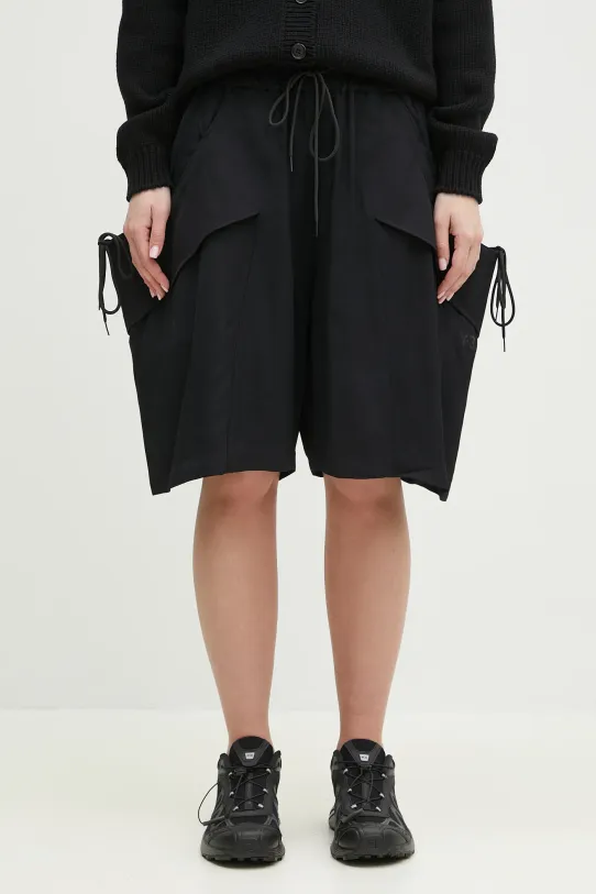 Y-3 szorty Rayon Twill Shorts pozostałe czarny JD1764