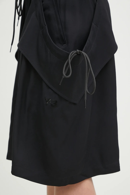 Y-3 szorty Rayon Twill Shorts czarny JD1764