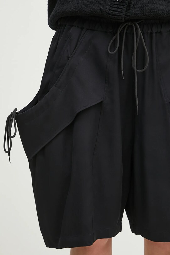 Y-3 pantaloncini Rayon Twill Shorts JD1764 nero