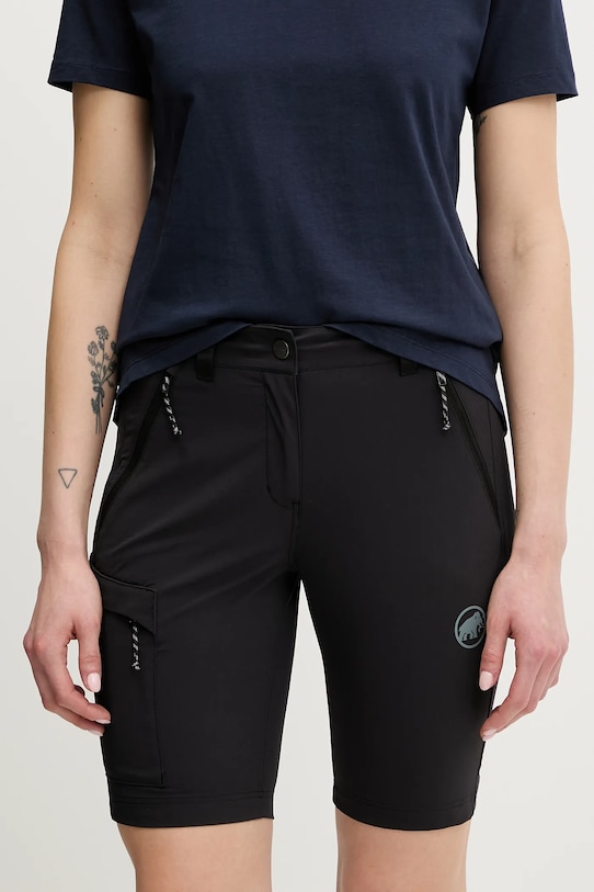 Mammut szorty outdoorowe Runbold IV z elastanem czarny 1023.01200