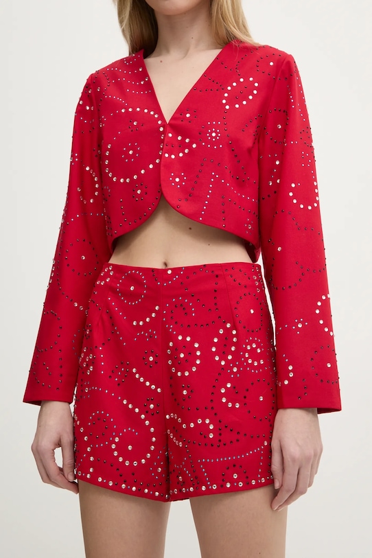 Never Fully Dressed pantaloni scurti Gem panza rosu NFDTR423