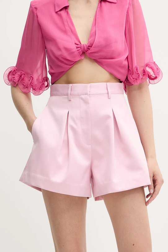 Rotate pantaloni scurți panza roz 1137671011
