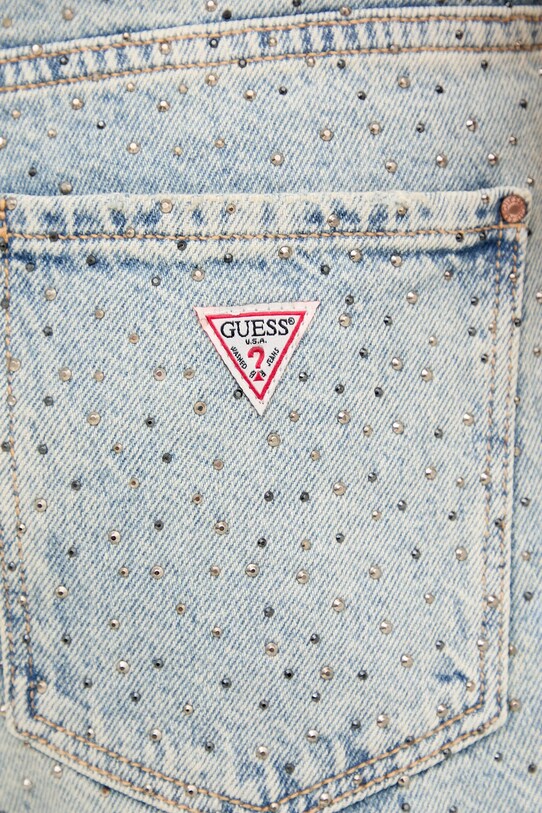 Guess pantaloni scurți din denim W5GD74.D5LQ2 albastru