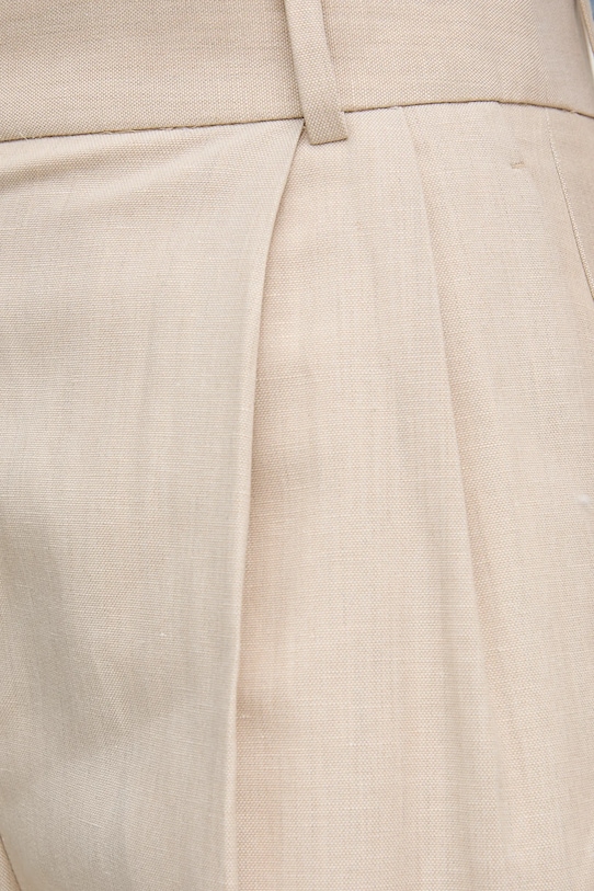 Tommy Hilfiger pantaloni scurți din amestec de in bej WW0WW44767