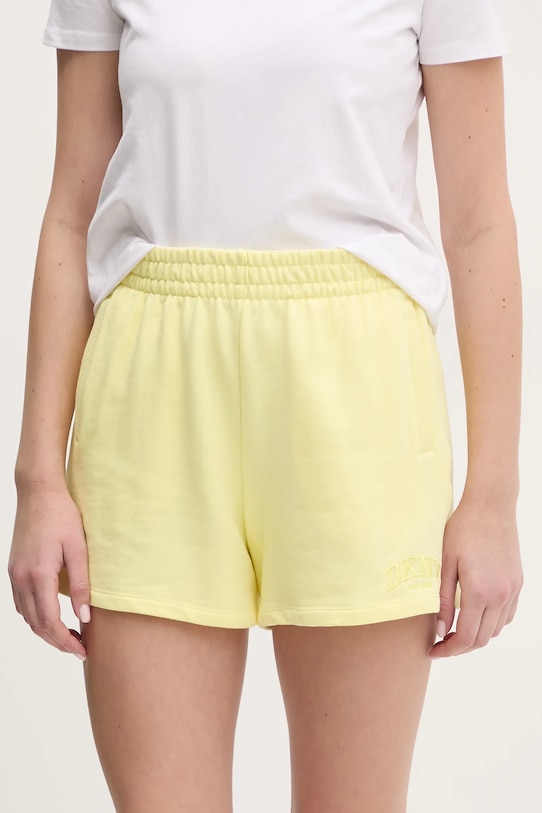 Хлопковые шорты Dkny хлопок жёлтый DP5S5252