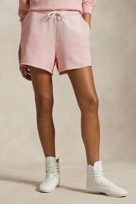 Polo Ralph Lauren pantaloni scurți tricotaj roz 211965103