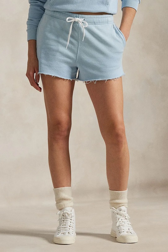 Polo Ralph Lauren pantaloni scurți tricotaj albastru 211965103