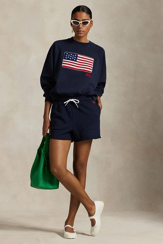 Шорты трикотаж тёмно-синий 211965103