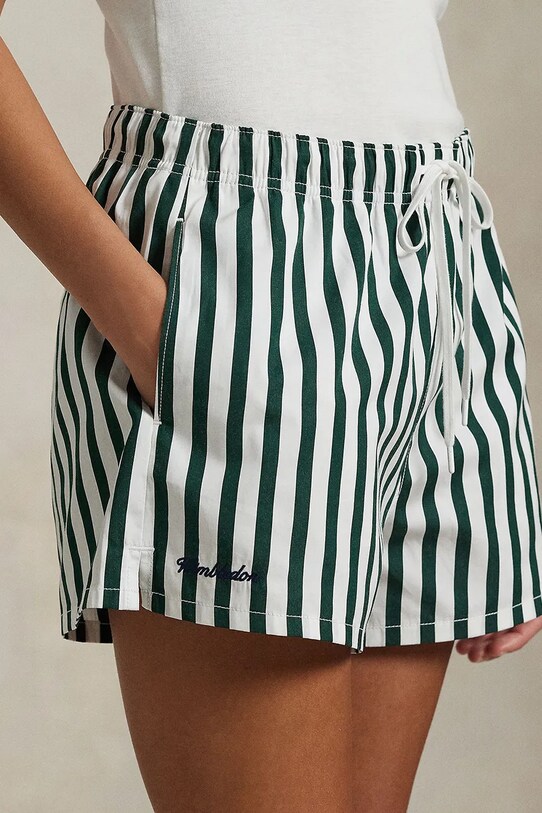 Одежда Хлопковые шорты Polo Ralph Lauren 211970516 зелёный