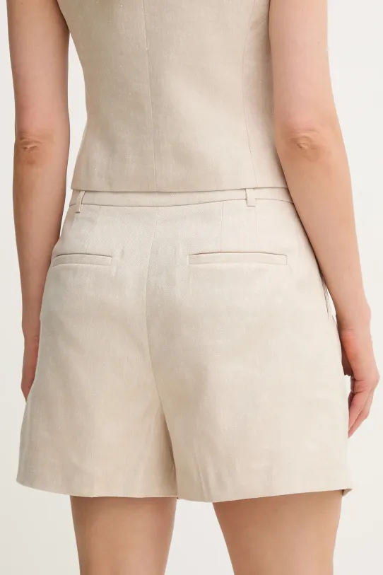 Одежда Льняные шорты MICHAEL Michael Kors MS53012H6R бежевый