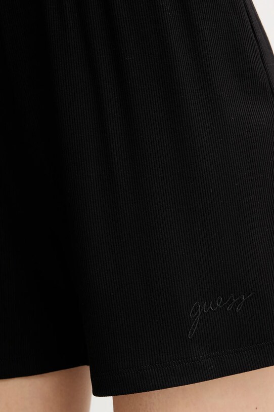 Guess pantaloni scurți LIA negru O5GD01.KCQ72