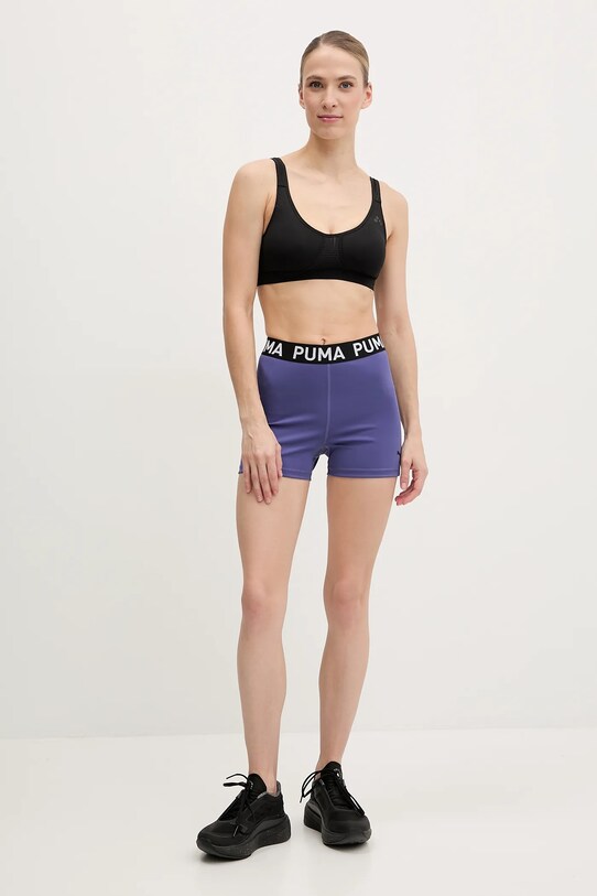 Puma pantaloni scurți de antrenament Strong 526002 violet SS25