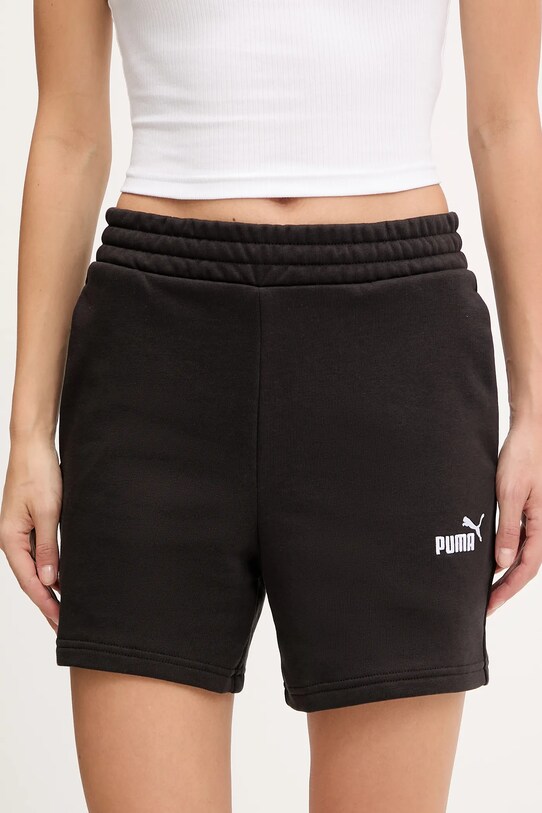 Puma pantaloni scurți uni negru 682440