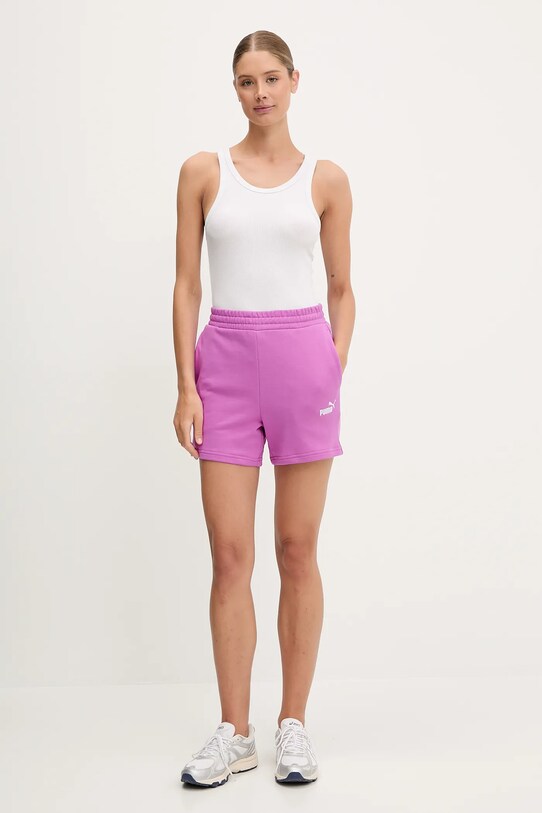 Puma pantaloni scurti 682441 roz SS25