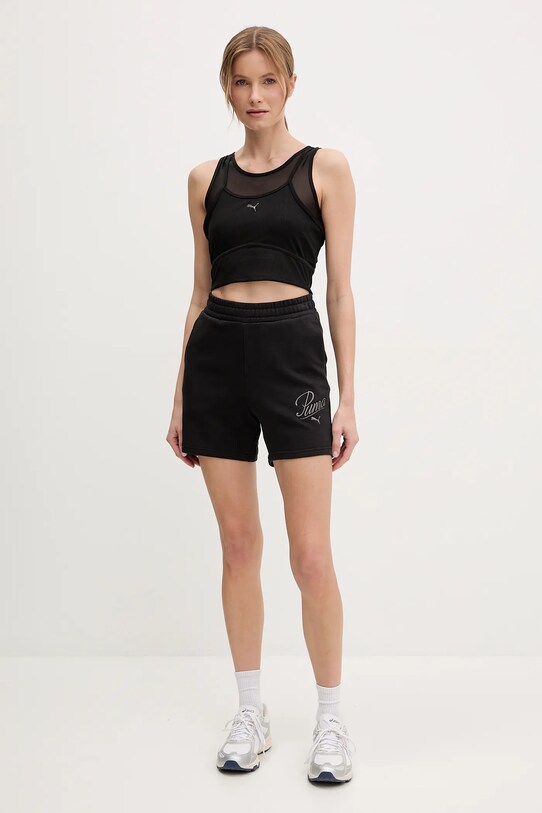 Puma pantaloni scurti 684984 negru SS25