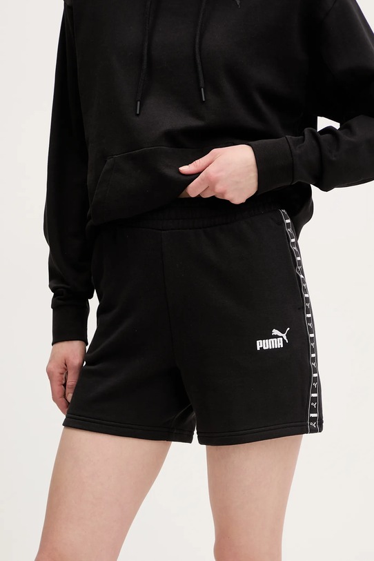 Puma pantaloni scurti tricotaj negru 685012