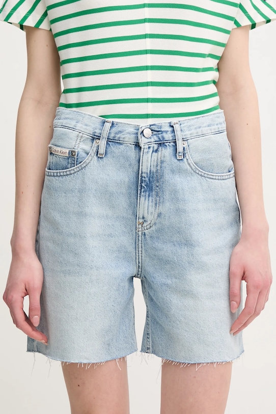 Τζιν σορτς Calvin Klein Jeans τζιν μπλε J20J225155